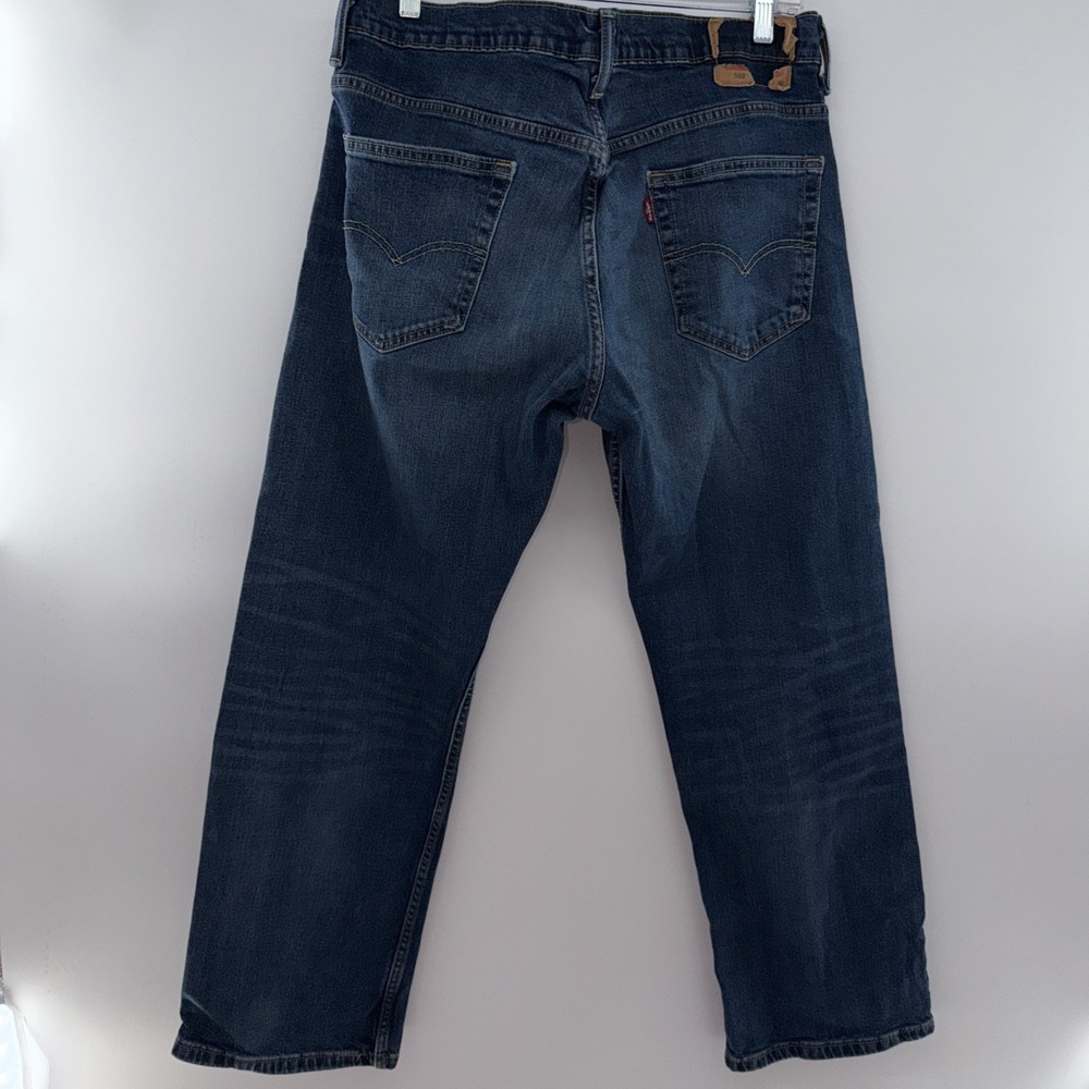 Levis 569 Loose Straight Jeans Mens 34x30 Blue Med Wash Relaxed Denim Pants